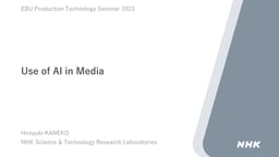 The use of AI in media