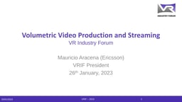 Volumentric capture: The state of the art and value for PSM