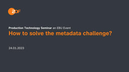 How to solve the metadata challenge?