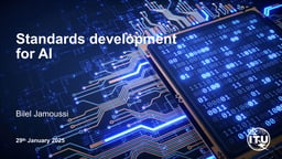 Standards development for AI