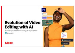 Evolution of video editing with AI