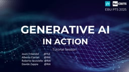 Content production today with generative AI