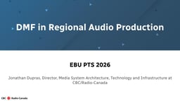 DMF for regional audio production