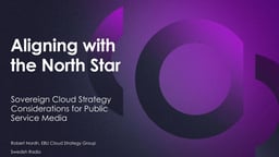 Sovereign cloud strategy considerations for public service media