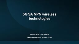 5G SA NPN wireless technologies