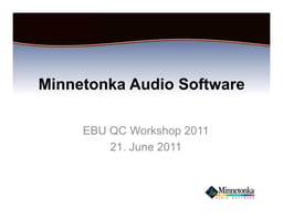 Audio QC
