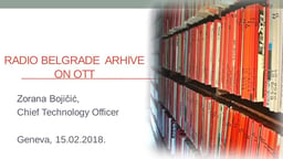 Radio archives on OTT