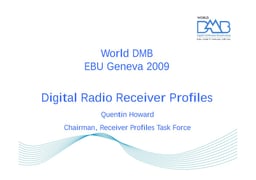Receiver profiles