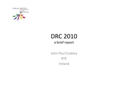 DRC 2010 report