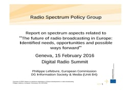 Spectrum aspects