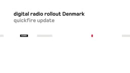 Digital radio roll-out Denmark