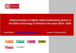 DAB+ technology in Poland