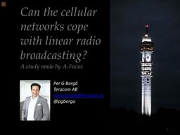 Can eMBMS work for radio?