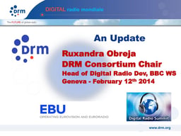 DRM: Digital Radio Mondiale