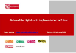 Status of the digital radio implementation in Poland