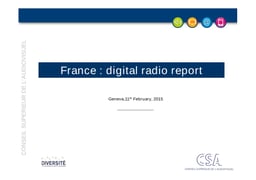 Digital radio report in France