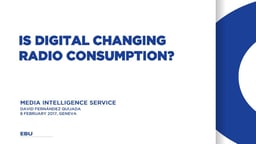 Is digital changing radio consumption?