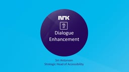 NRK Dialogue Enhancement