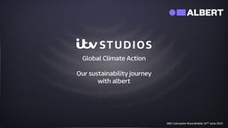 ITV Studios Climate Action: the journey with albert