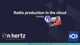 Radio Production in the Cloud: On-Hertz