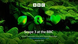Scope 3 at the BBC