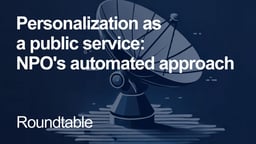 Personalization as a public service: NPO's automated approach