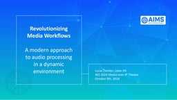 Lawo’s approach to audio processing in IP and cloud-native environments