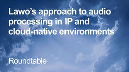 Lawo’s approach to audio processing in IP and cloud-native environments
