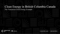Vancouver’s clean energy example