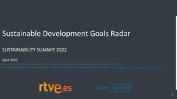 ODS Radar – AI-based measurements of time dedicated to UN Sustainable Development Goals in programmes