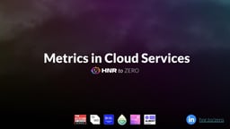 Metrics in Cloud services