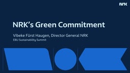 NRK’s Green Commitment