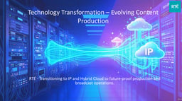 Transforming technology, evolving content production: project Orion
