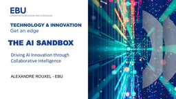 The EBU AI Sandbox