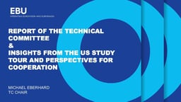 Report of the Technical Committee and Insights from the US study tour and perspectives for cooperation