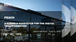 EBU Peach recommendation ecosystem