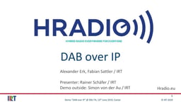 DAB radio over IP
