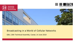 Broadcasting in a world of cellular networks