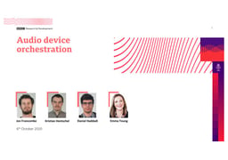 Using Audio Orchestrator to produce immersive, interactive audio experiences with connected personal devices