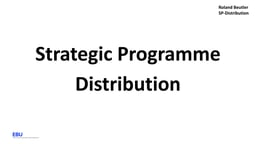 Summary Report: SP Distribution
