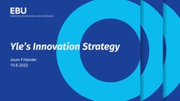 Yle's innovation strategy