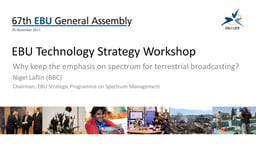 Emphasis on spectrum for DTT