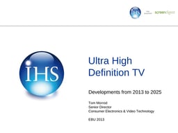 Ultra High Definition TV