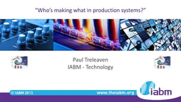 “Who’s making what in production systems?”