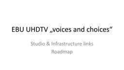 Studio & Infrastructure links: roadmap