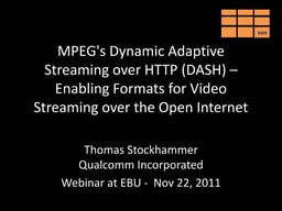 MPEG DASH