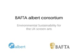 Albert, a carbon calculator for production