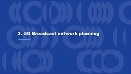 5G Broadcast network planning – TR 063