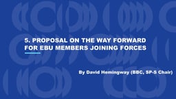 On the EBU proposal for EBU Members’ positioning at WRC-23