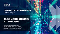 AI benchmarking at the EBU